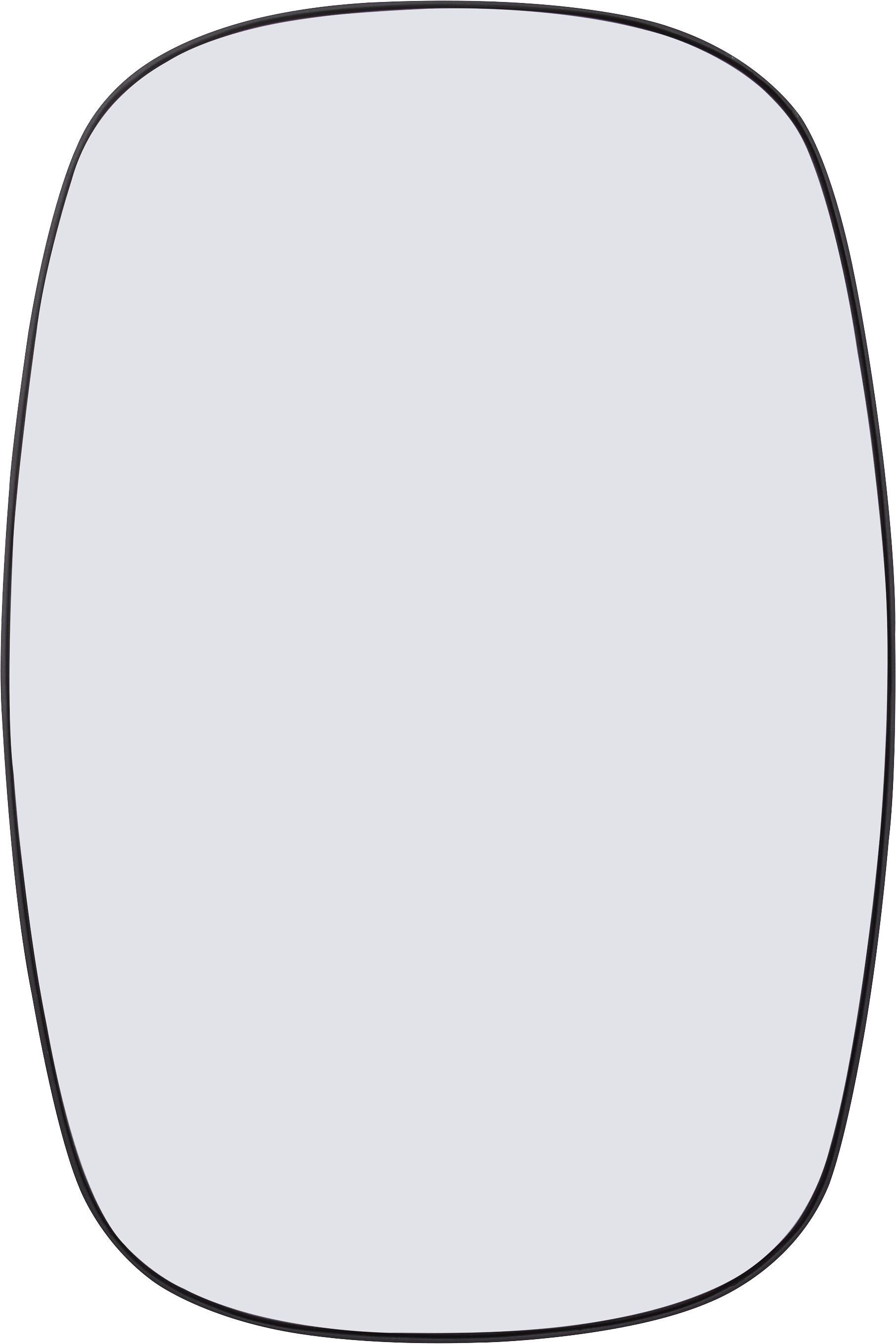 LIAM Spiegel - Schwarz / B: 60.0 cm x T: 2.5 cm x H: 90.0 cm