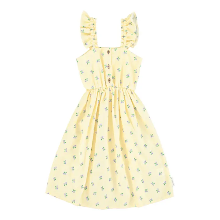 Piupiuchick Robe Fleur | Jaune