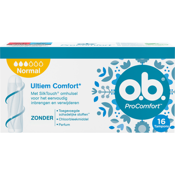 O.B. Pro Comfort Tampons Normal 16 Stuks