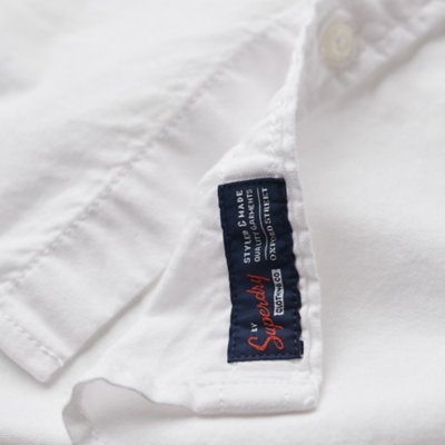 Chemise à manches longues homme Vintage Washed Oxford SUPERDRY