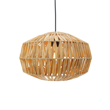 Eglo hanglamp Sheldon natuur Ø32 cm