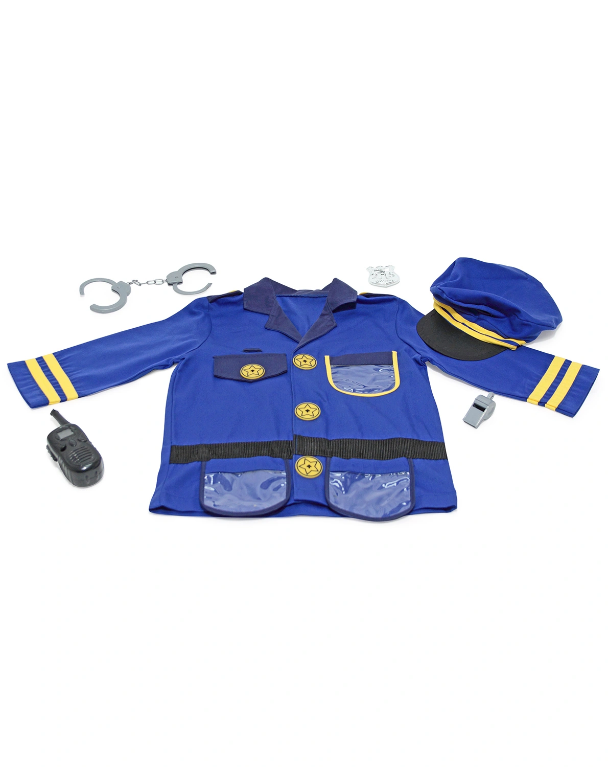 Kostümset POLICE OFFICER (8-teilig)