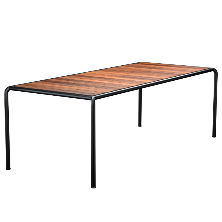 Houe Avanti tuintafel 222x98 Thermo Ash/Black