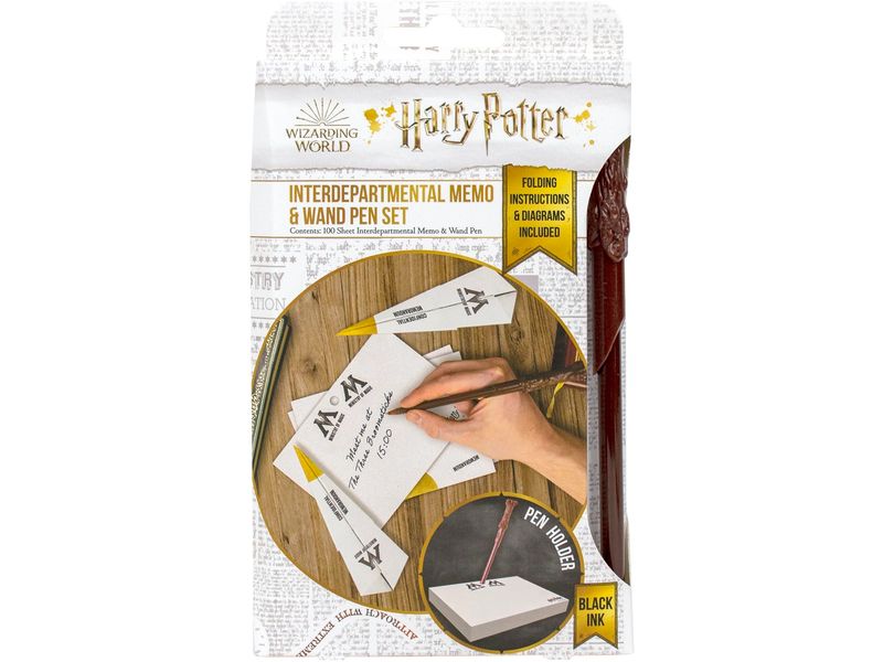 Thumbs Up! Harry Potte Notizblock & Zauberstabstift Magical Fanartikel aus dem Harry Potter-Universum
