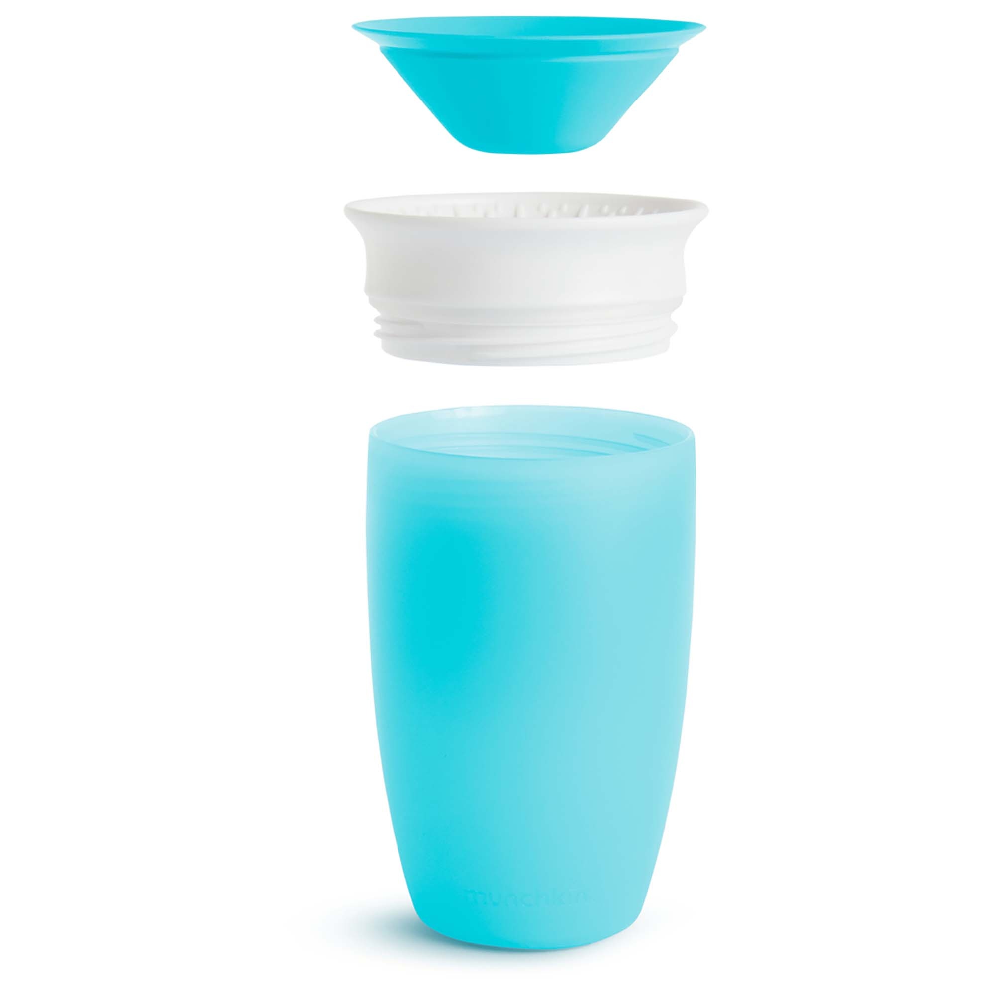 Munchkin drinkbeker Miracle 360 graden - 296 ml 12+ maanden blauw