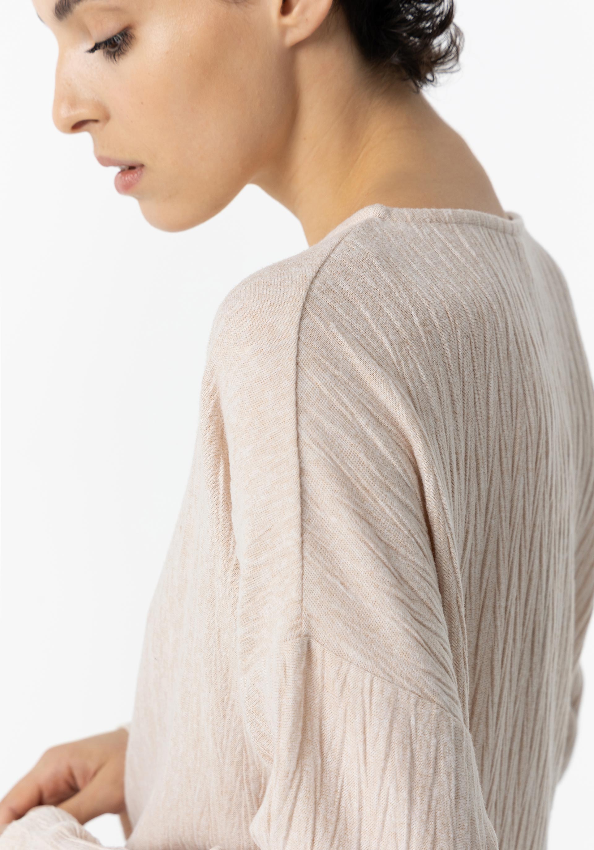 T-shirt com Textura