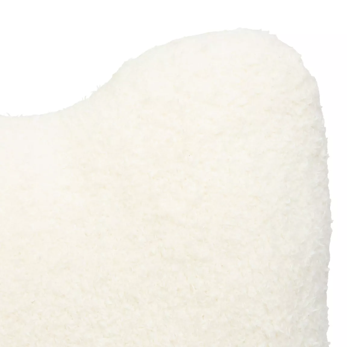 Coussin rectangulaire bouclette (35 x 48 cm) Bliss Blanc