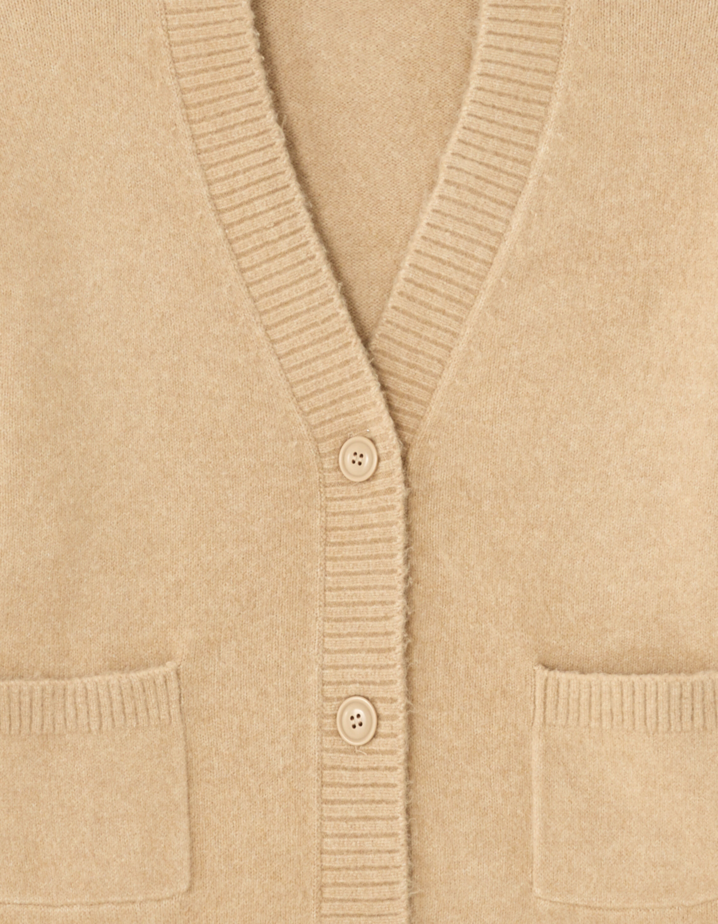 Gilet cosy knit - beige