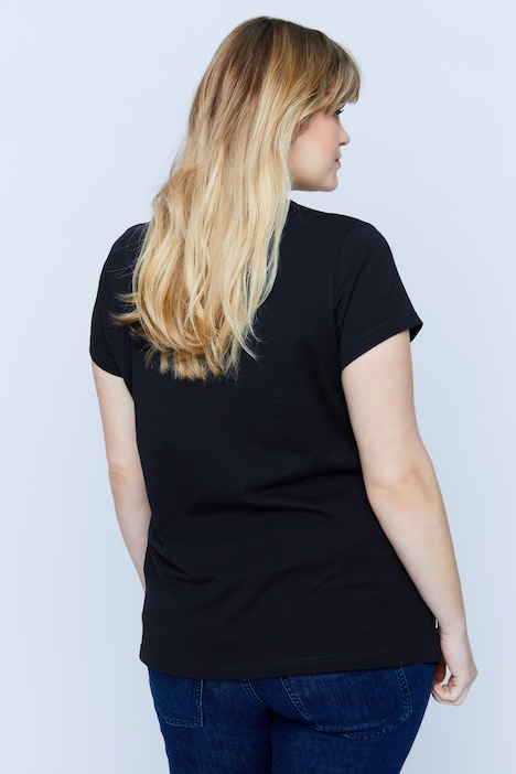 Bellieva T-Shirt, 2er-Pack, Umstandsmode, Rundhals, Kurzarm, Biobaumwolle GOTS