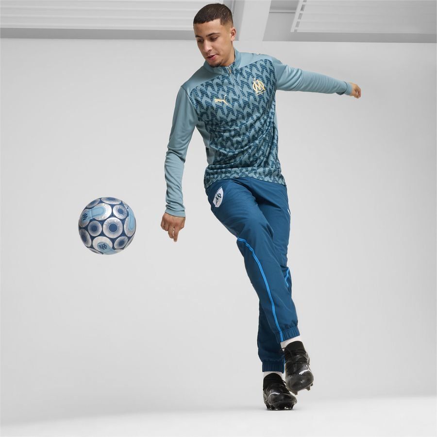 Puma Veste d'avant-match à 1/4 zip Olympique de Marseille Homme