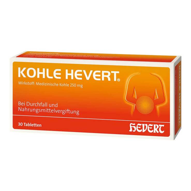 Kohle Hevert Tabletten, 30 St