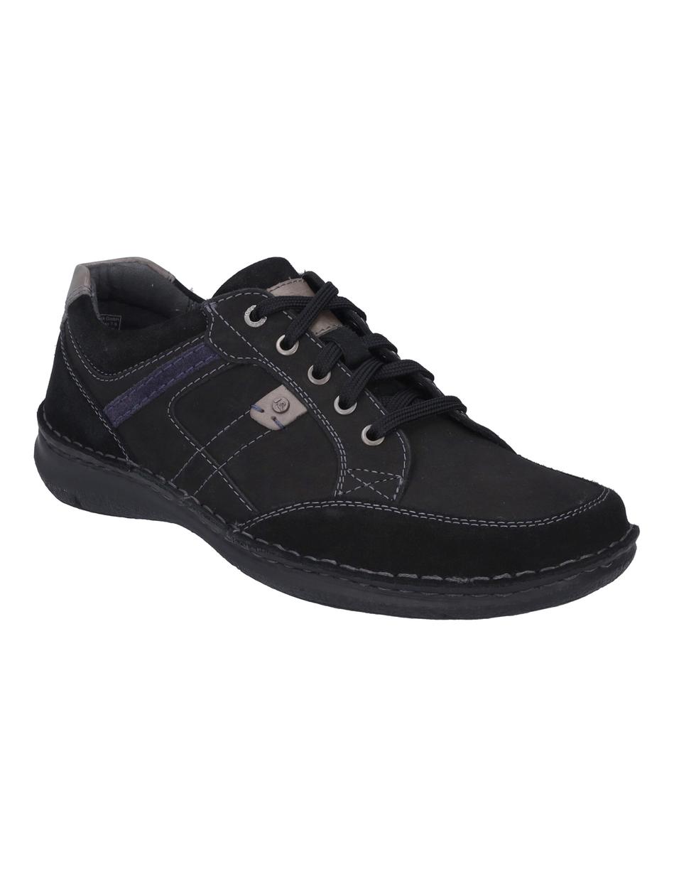 Halbschuh Anvers 42, schwarz-kombi