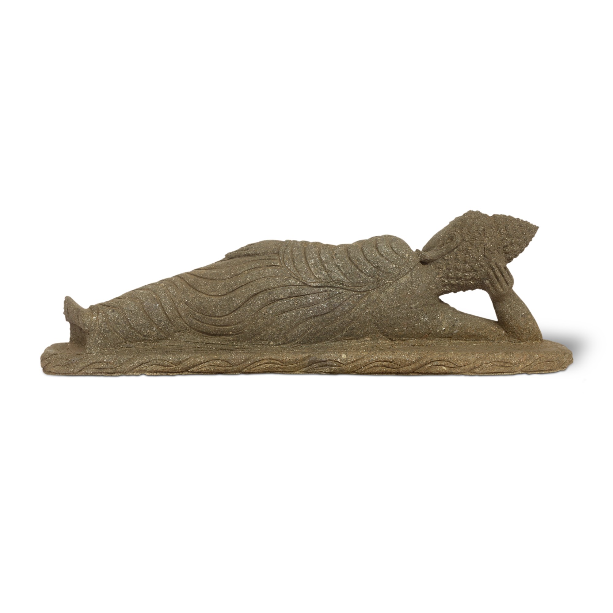 Stein-Skulptur 'Buddha liegend', B 100 cm, H 36 cm, T 18 cm günstig bestellen