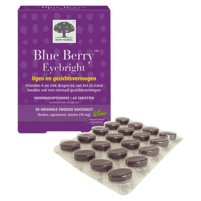 New Nordic Blue Berry Eyebright Tabletten