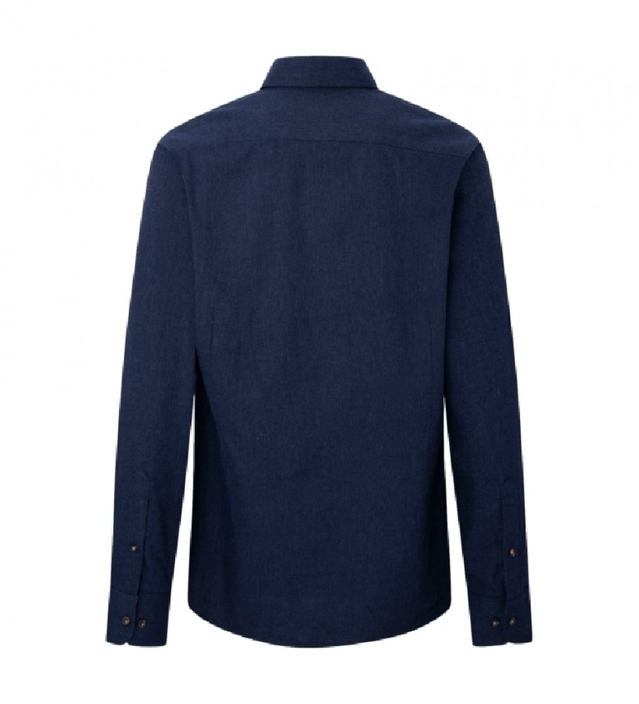Camisa de flanela Hackett Multicolorida Azul Marinho