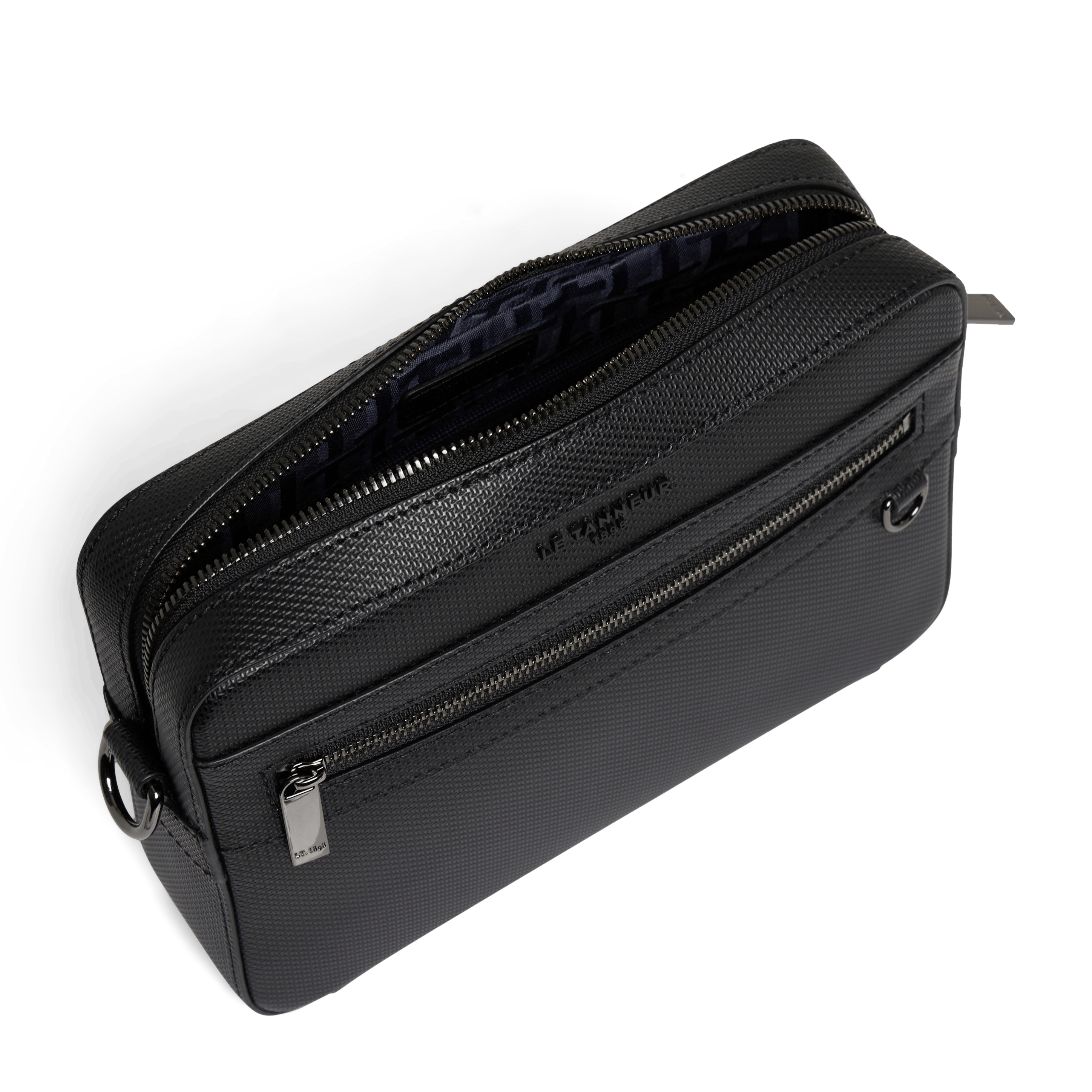 EMILE - Petit sac bandoulière en cuir| Noir