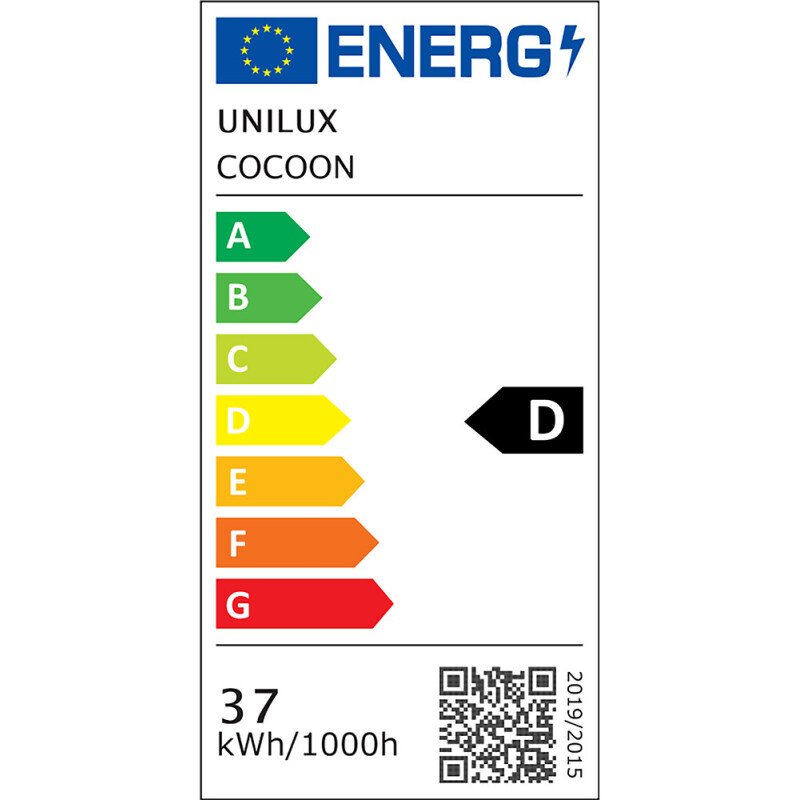 Lampadaire cocoon unilux led noir