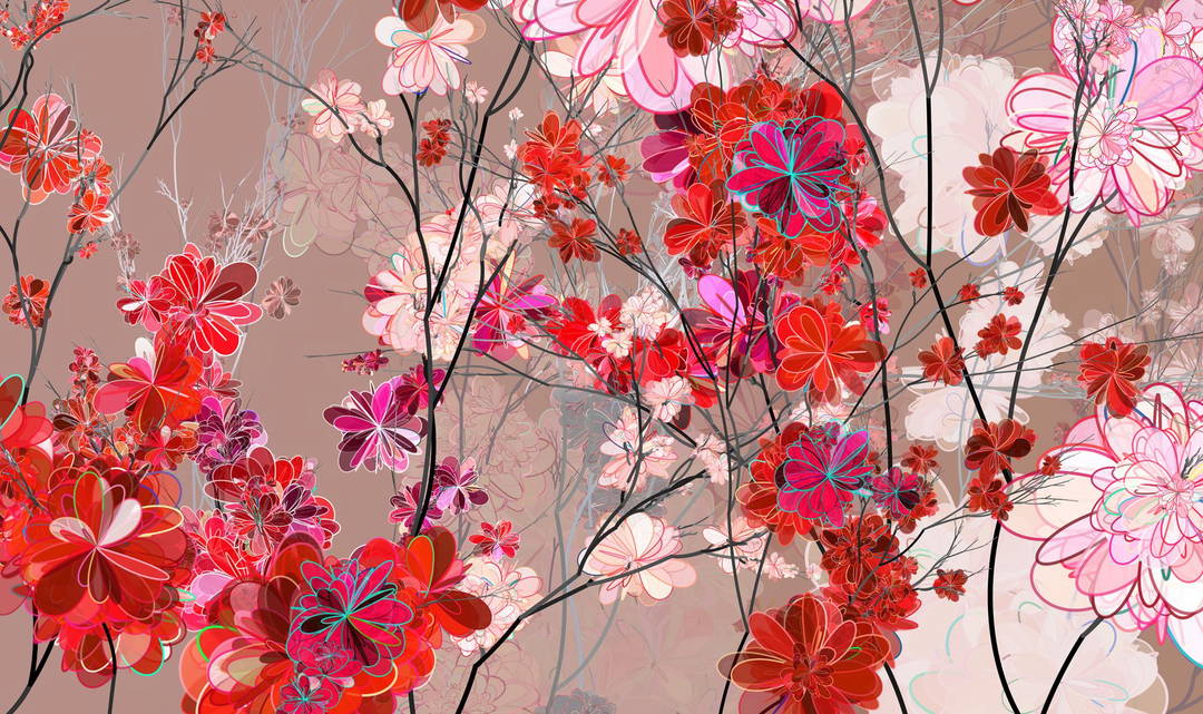 crimson and scarlet II by Holger Lippmann - Limited Edition. Edition of: 150. Signed.