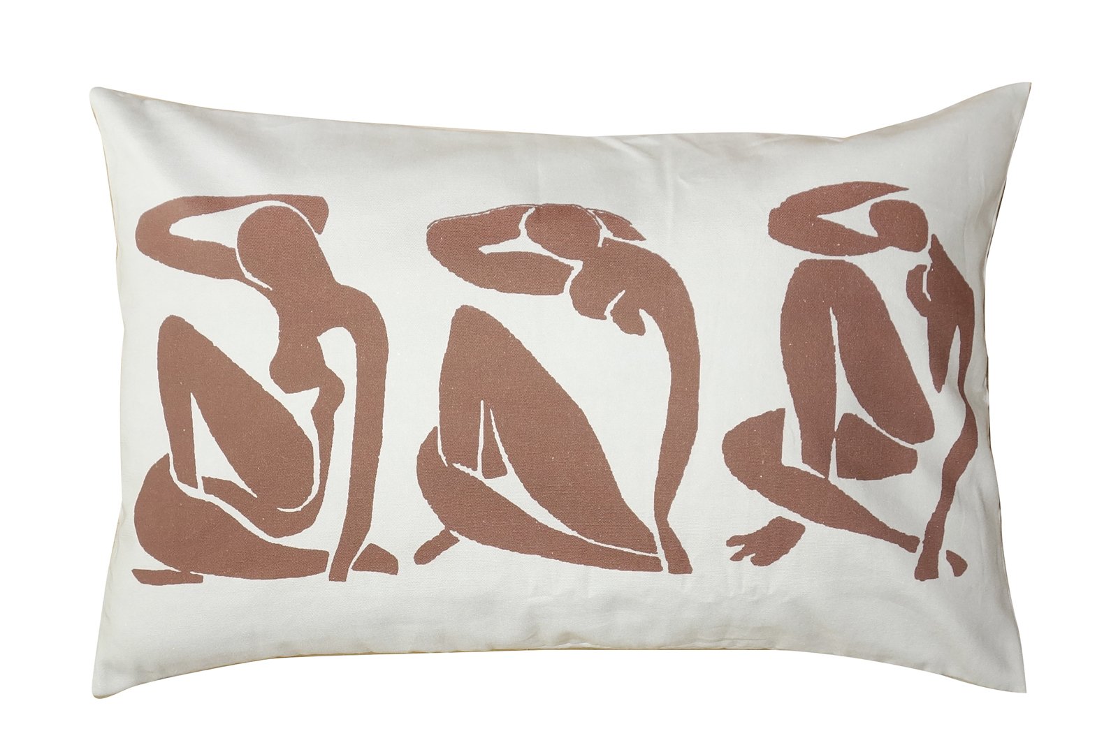 Zen putetrekk Beige/rust 40x60 cm