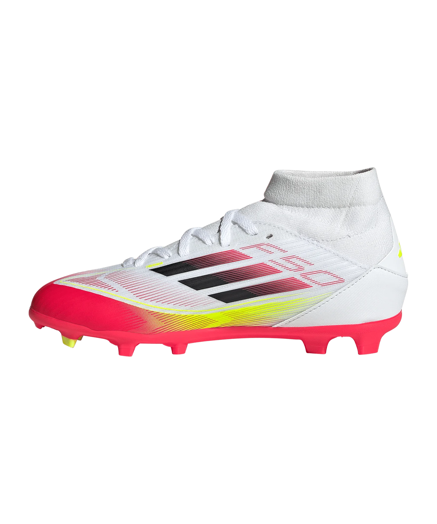adidas F50 League Mid FG Pure Victory Kids Weiss