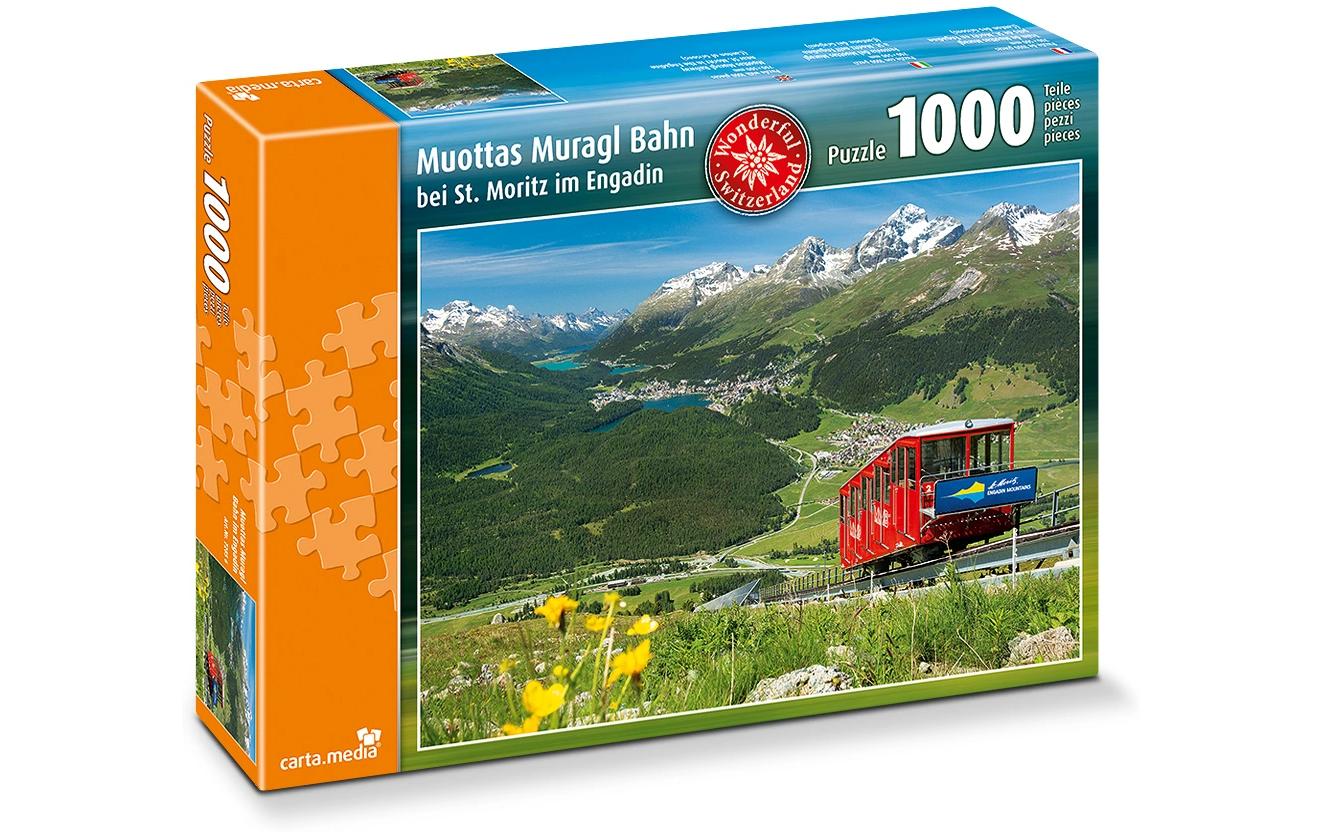 Puzzle Muottas Muragl Bahn bei St.MoritzKlassisches Puzzle