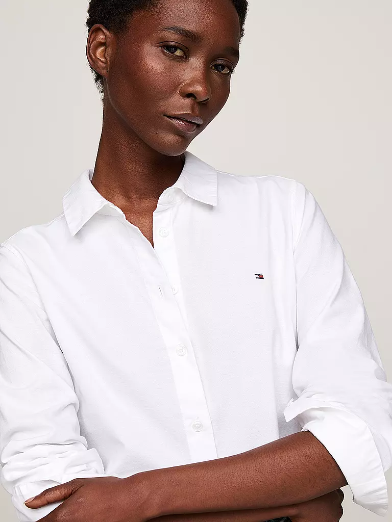 TOMMY HILFIGER Bluse  weiss