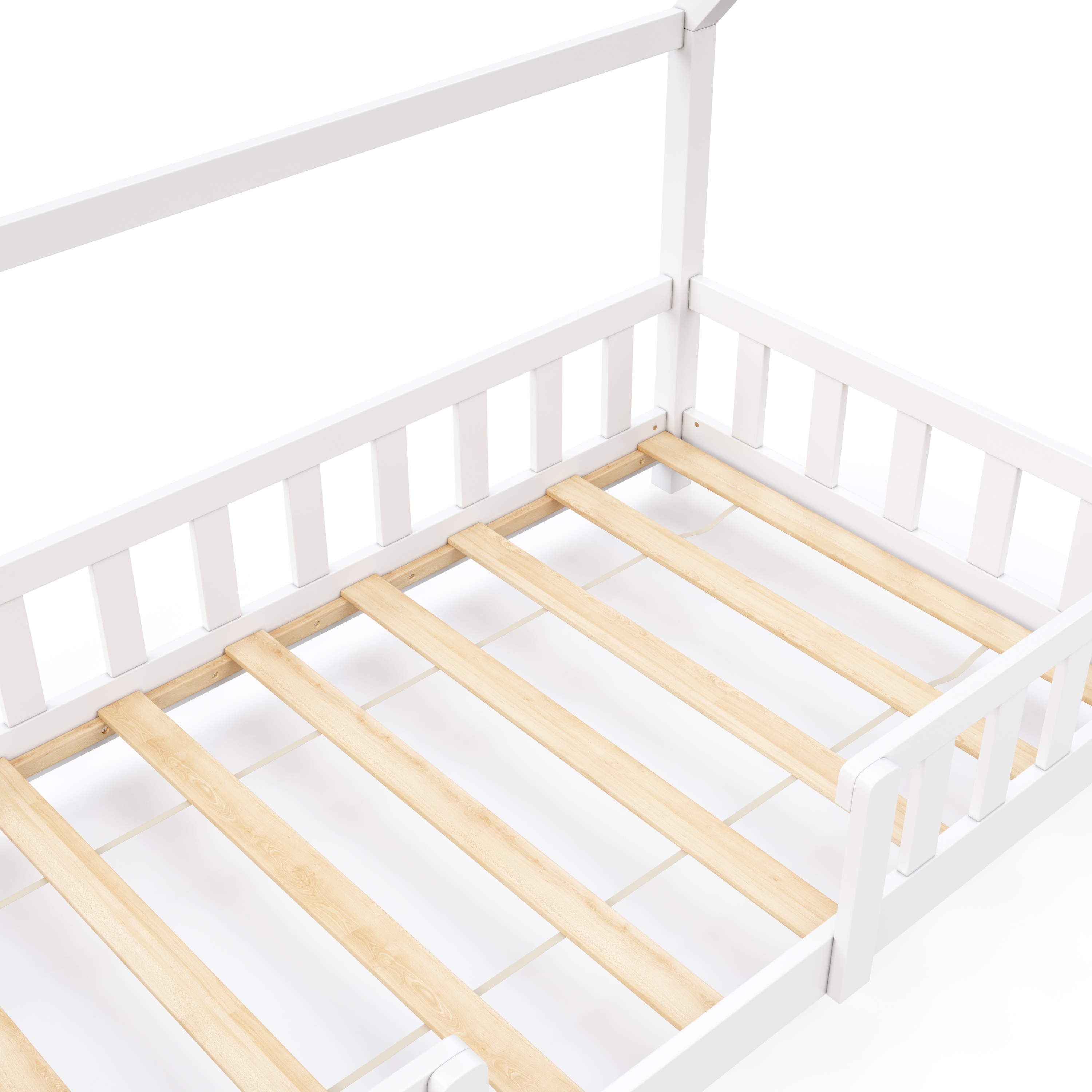 Kinderbett MAISON 80 x 160 cm weiss