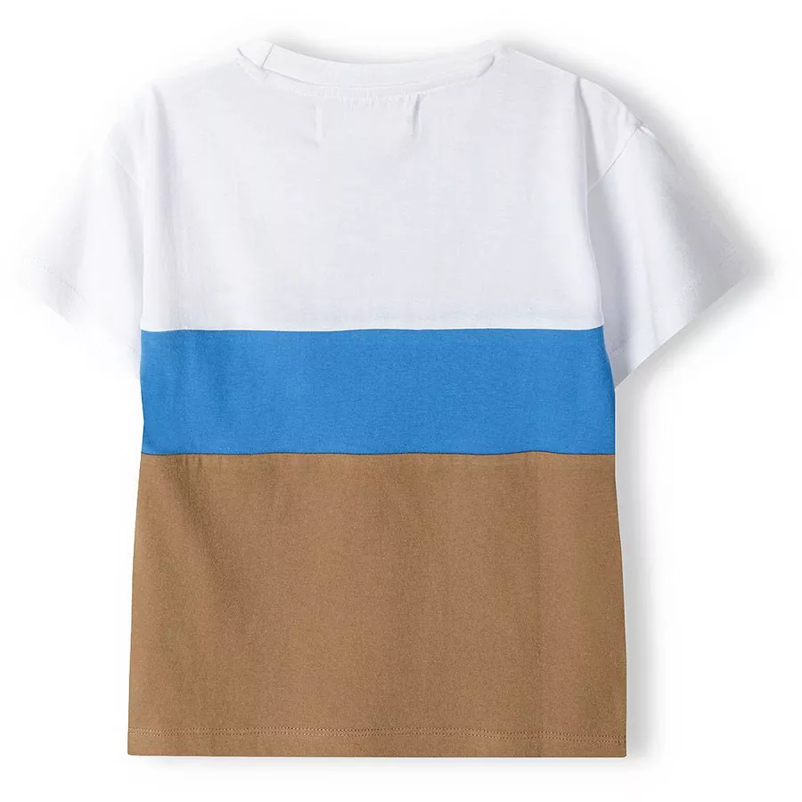 MINOTI T-Shirt WeißBlauBraun