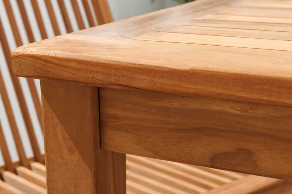 Massiver Gartentisch EMPIRE TEAK 150cm natur Teakholz