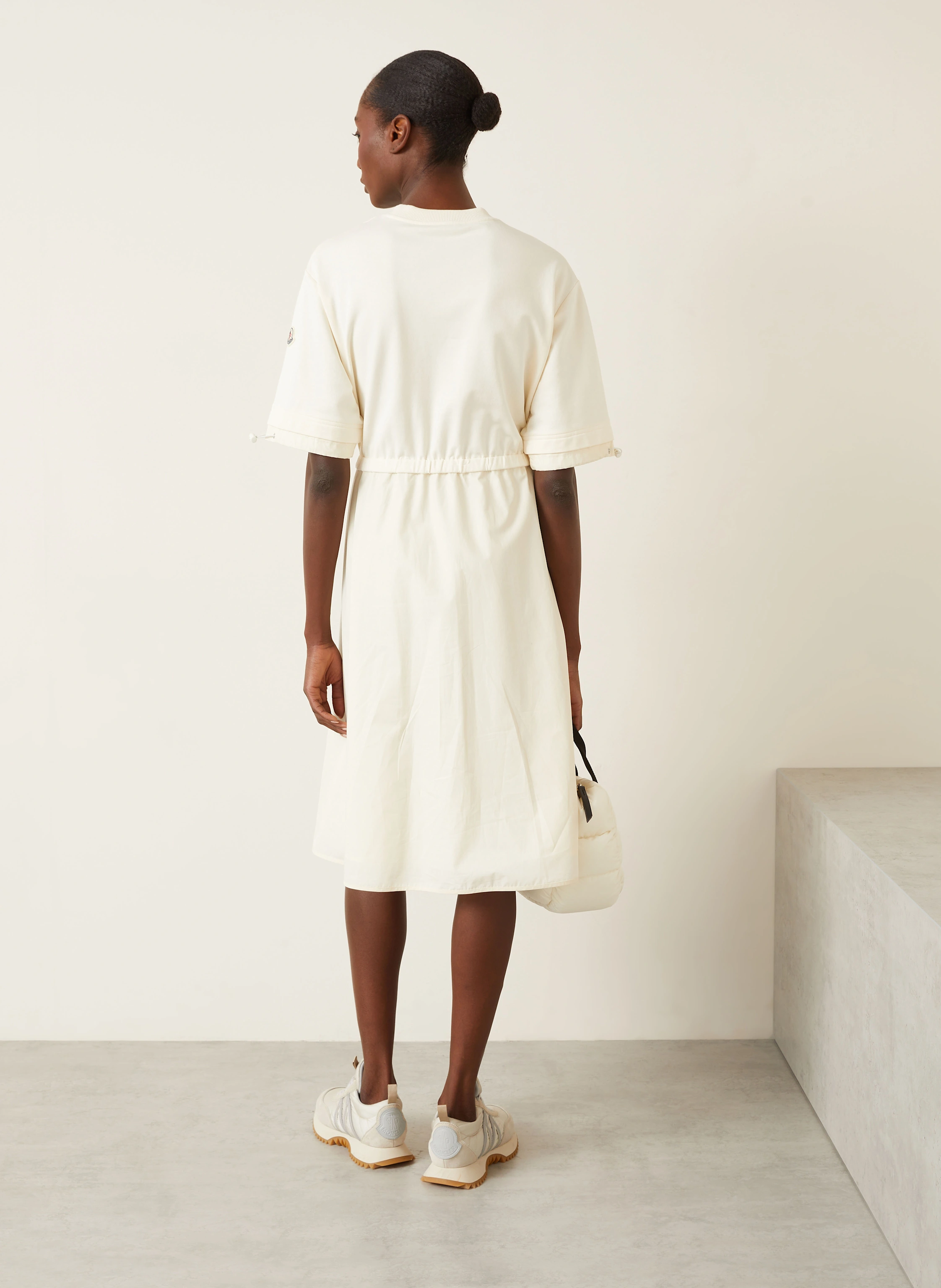 MONCLER Kleid im Materialmix