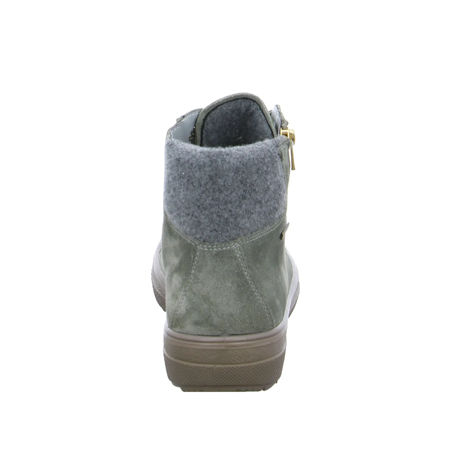 LEGERO Mid Cut Sneaker Grün Leder  mit Gore-Tex Membrane