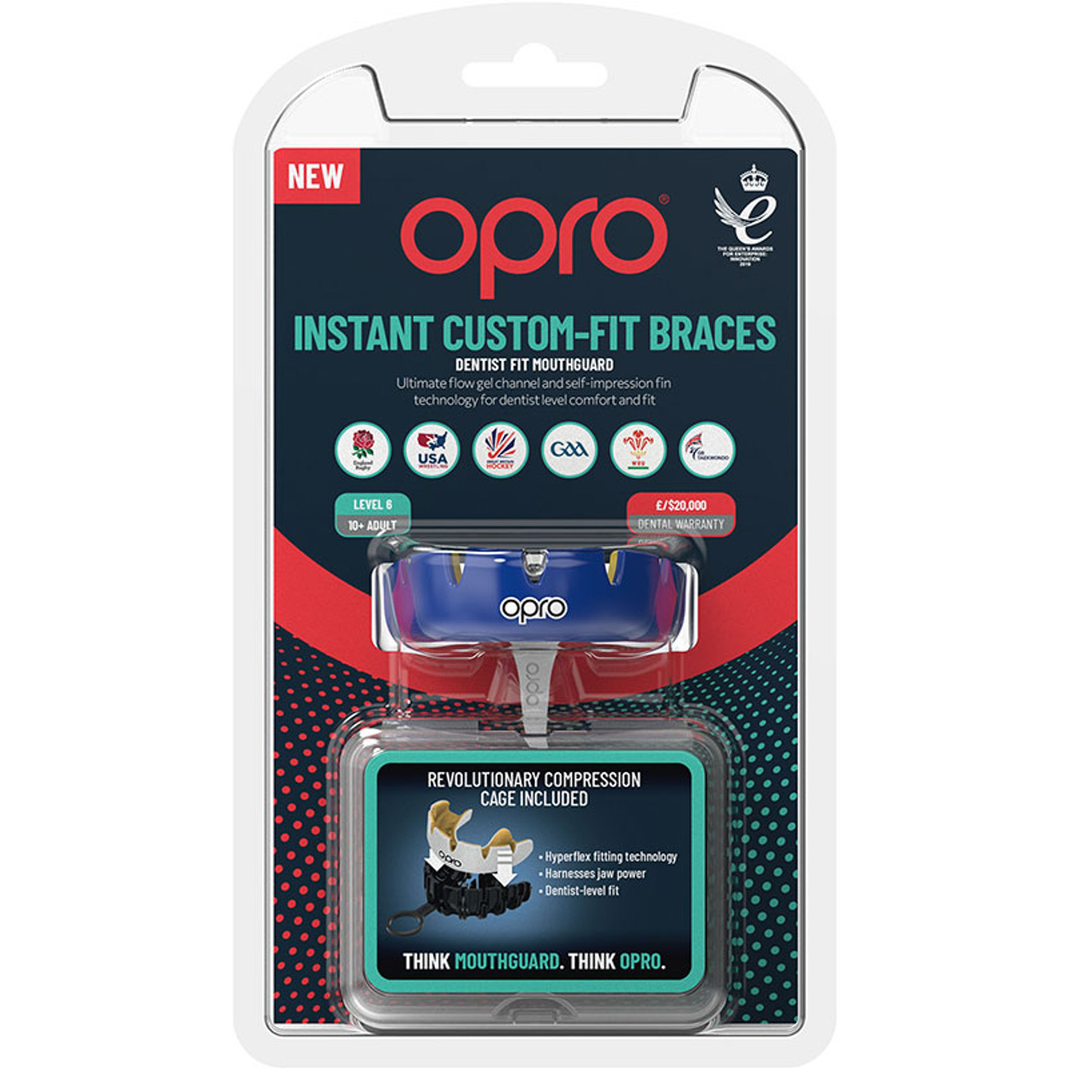 Opro Instant Custom Dentist Fit Beugel Bitje 1 St.
