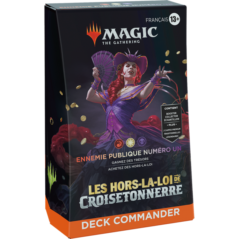 MTG Hors-la-Loi de Croisetonnerre Deck Commandeur : Olivia, Hors-la-Loi opulente - Ennemie publique numéro un