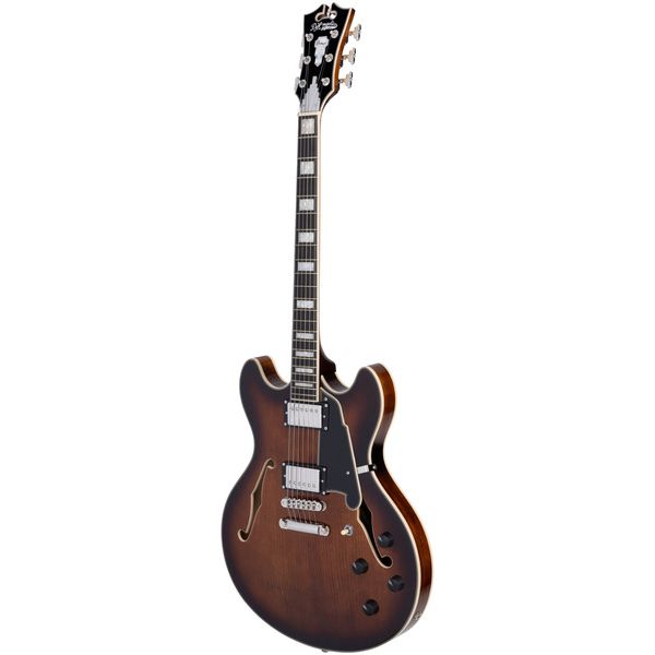 DAngelico Premier DC Brown Burst