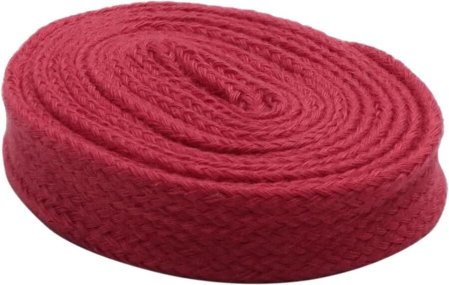 Laces double layer flat plain laces for and high-top skate laces Red