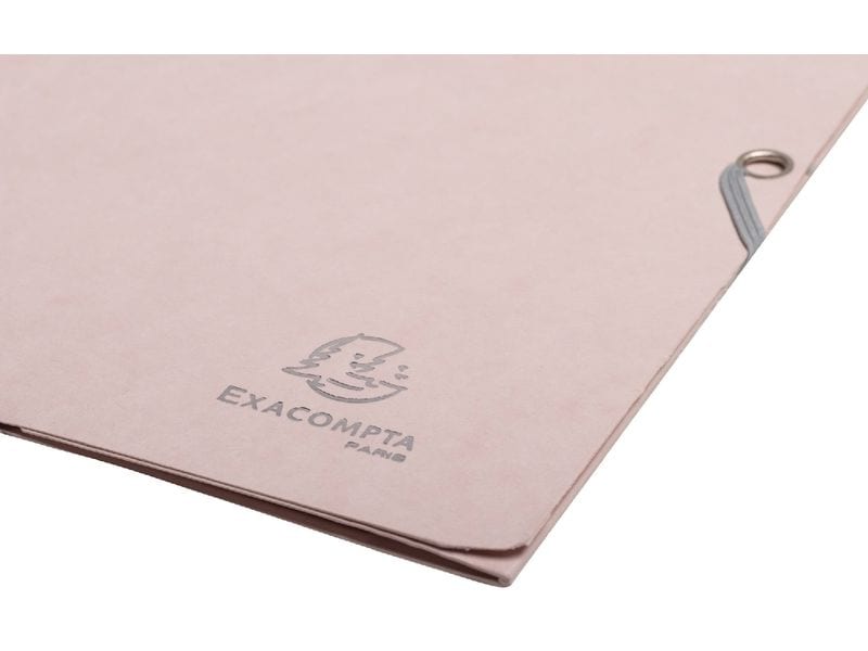 Exacompta Gummibandmappe A4 Skandi Hellrosa Sammelmappe mit Gummizug