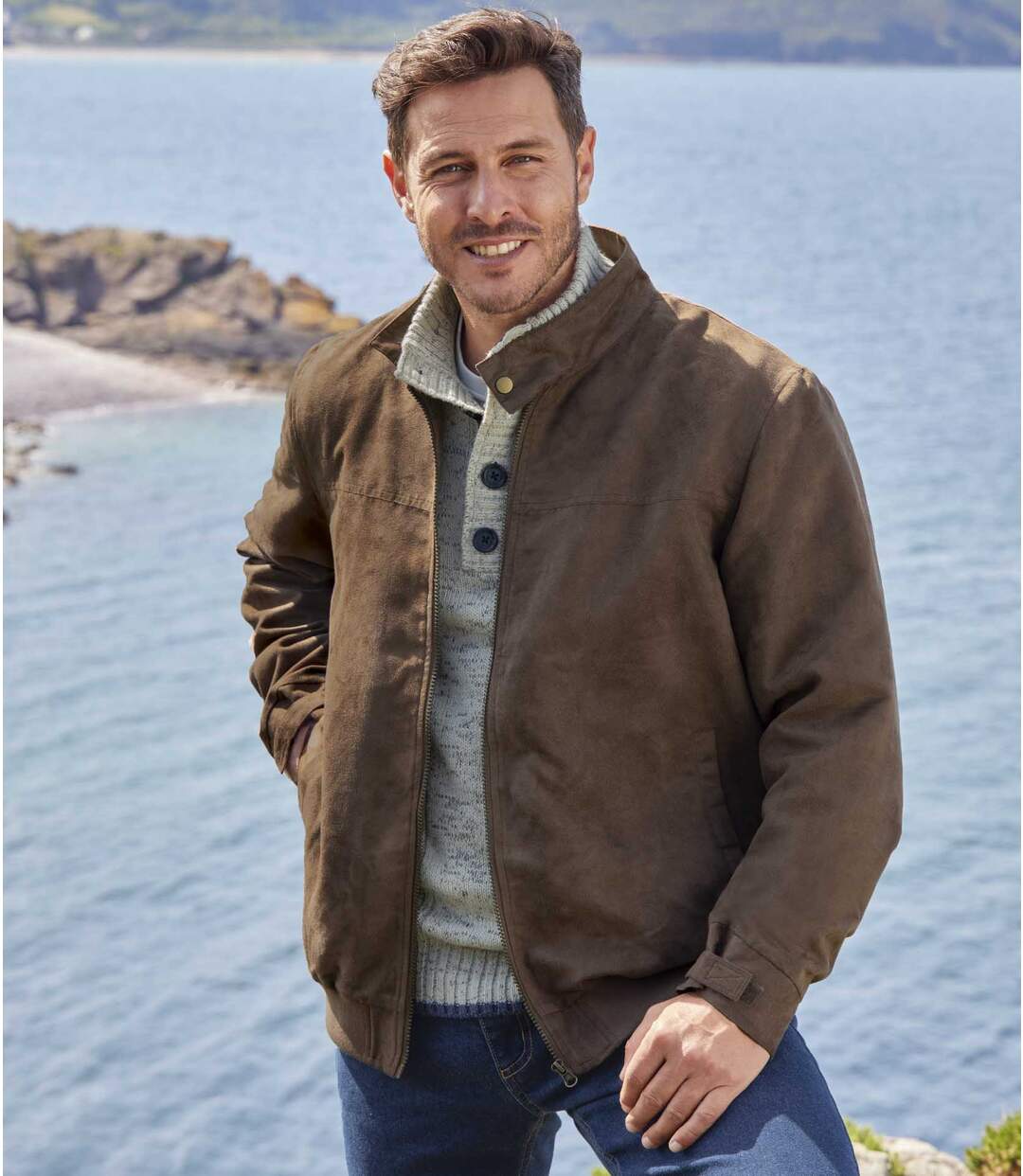 Blouson Suédine Doublé Polaire