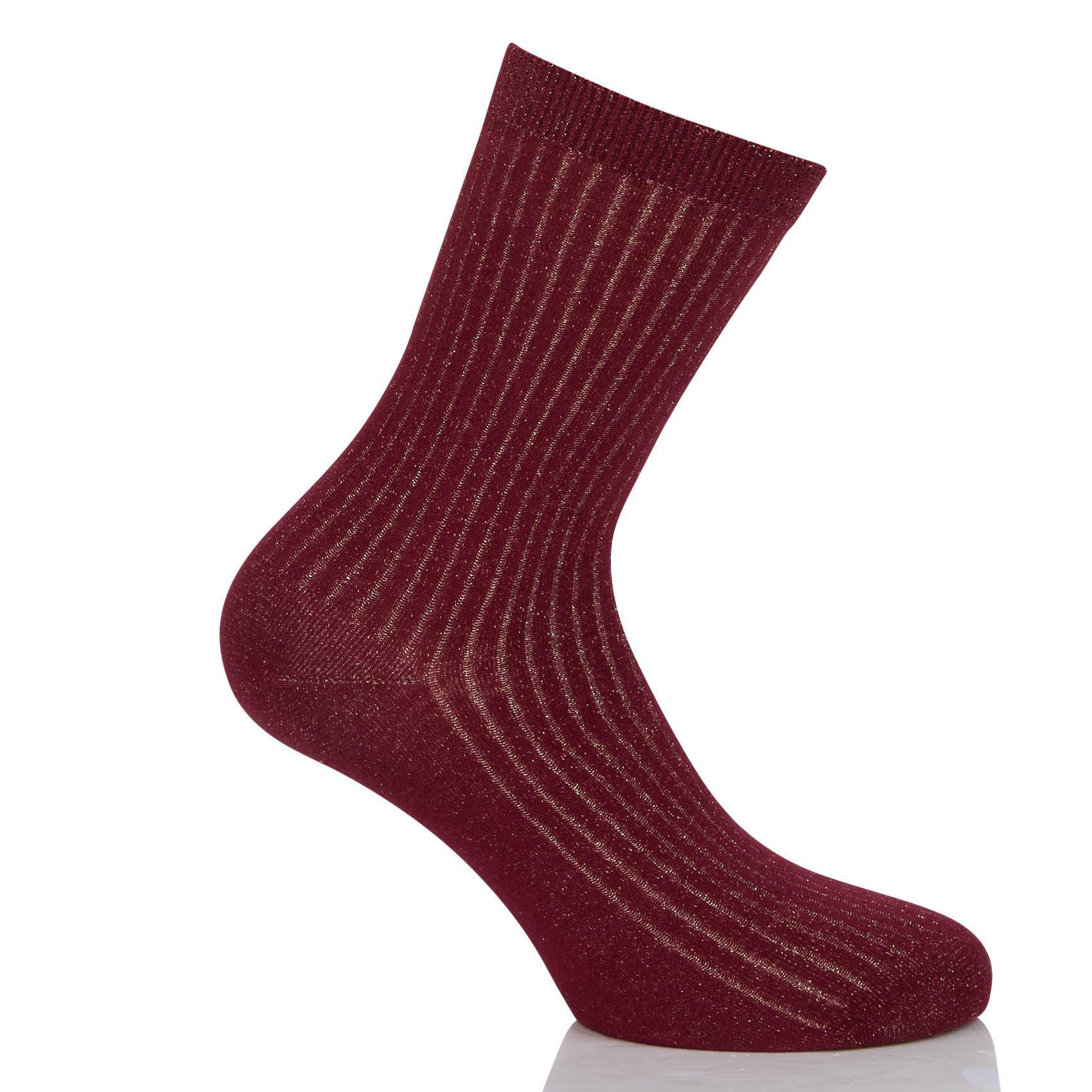 Lot de chaussettes rayées en coton mélangé | Rouge