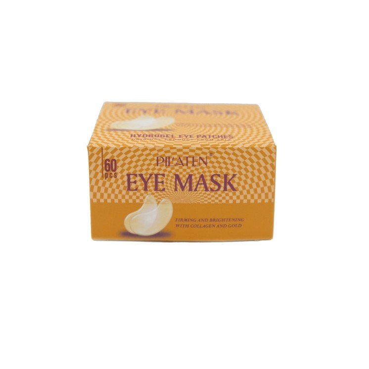 Pilaten Augenmaske Hydrogel, hydro -Augenpads mit Kollagen und Gold, 60 Stück