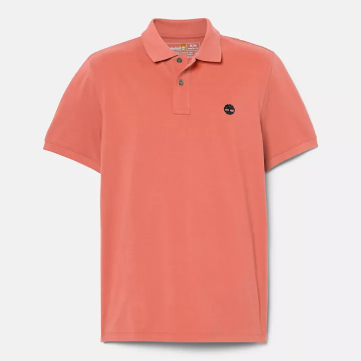 Polo Millers River en piqué pour homme rose