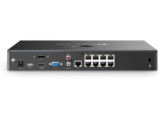 TP-Link Netzwerkrekorder VIGI NVR2008H-8MP 0 TB, 8 Kanal VIGI 8-Kanal PoE  Netzwerk-Videorekorder