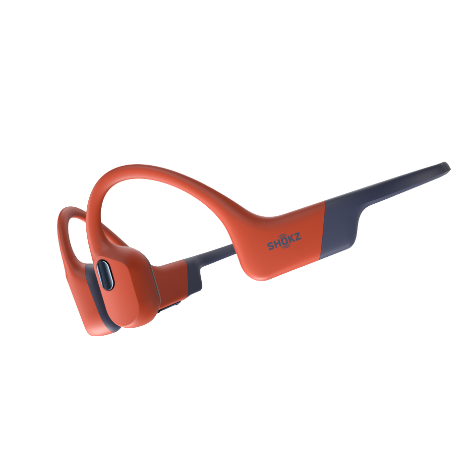 Shokz - OpenSwim Pro, Bone Conduction Headset- Red