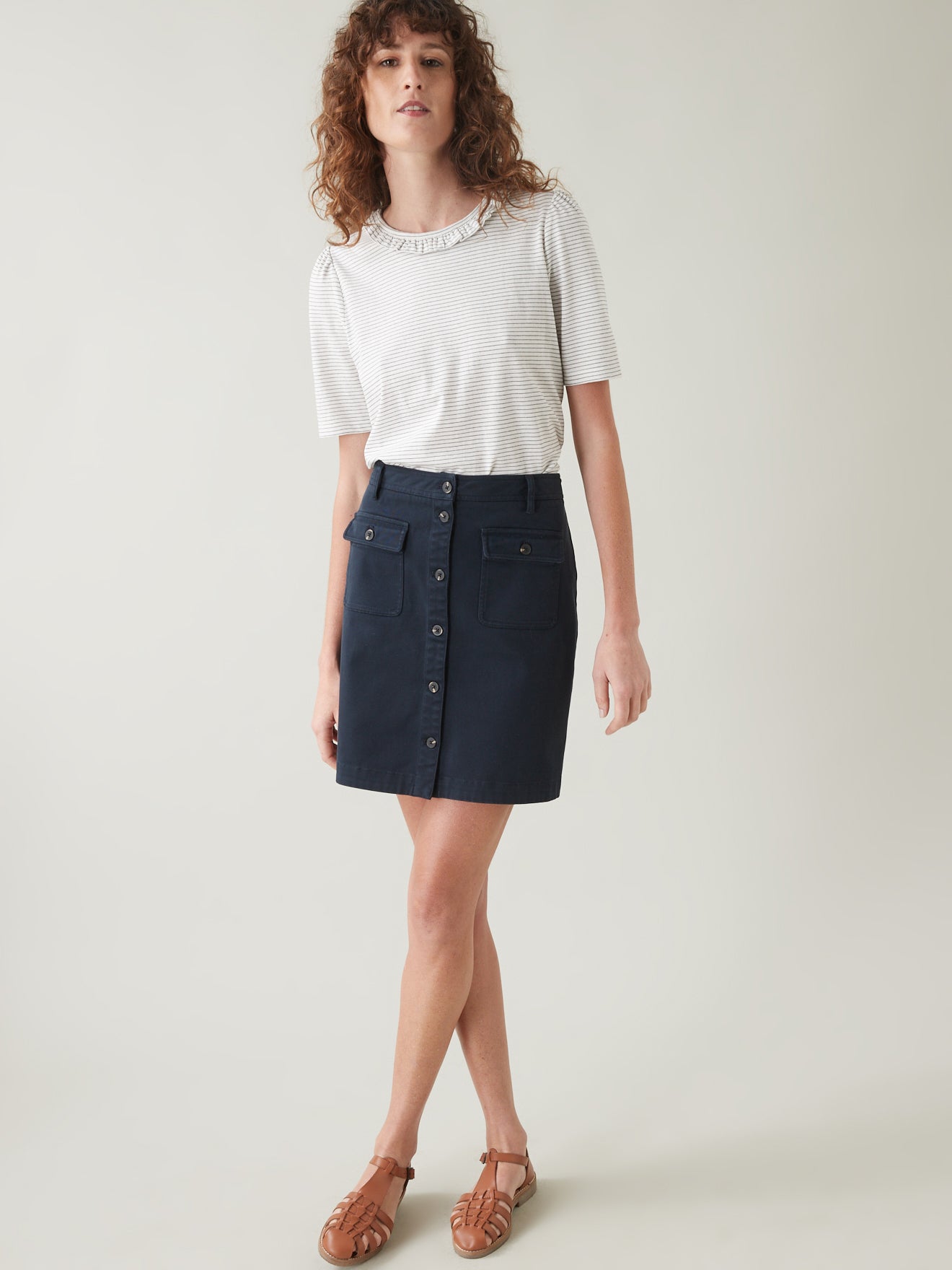 T-shirt rayé femme - coton bio