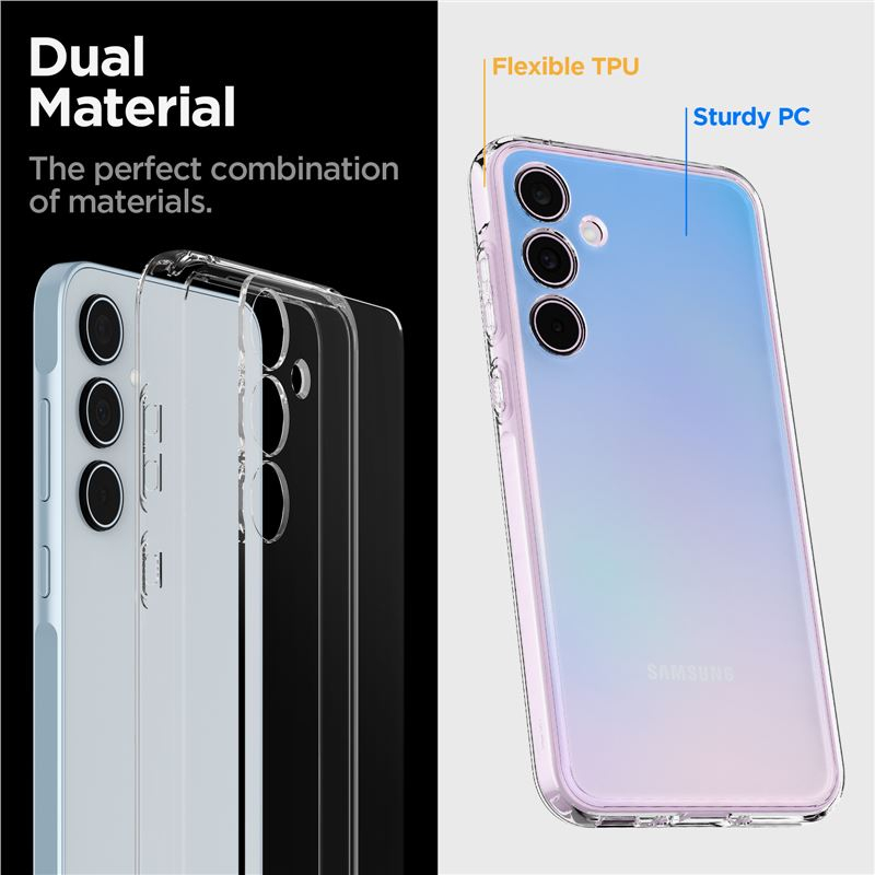 Samsung Galaxy A35 Ultra Hybrid Case Hülle (ACS07523) - Transparent (Matt)