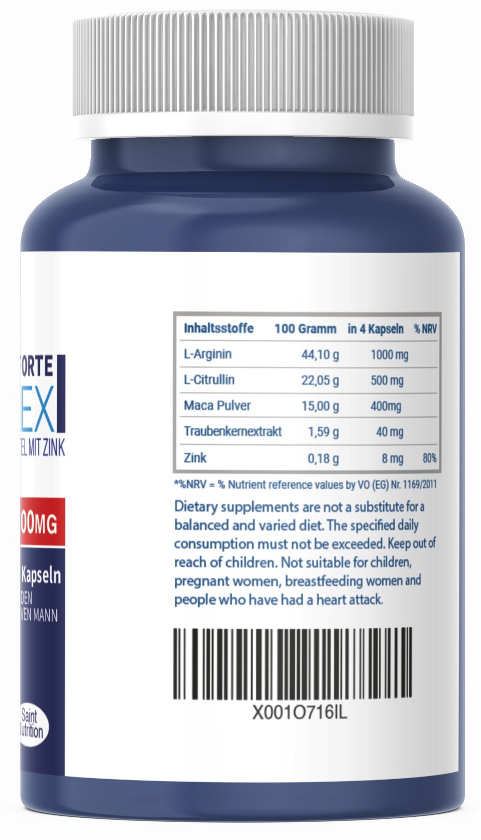 V-GRA Forte Komplex | 1000mg | Potenzmittel