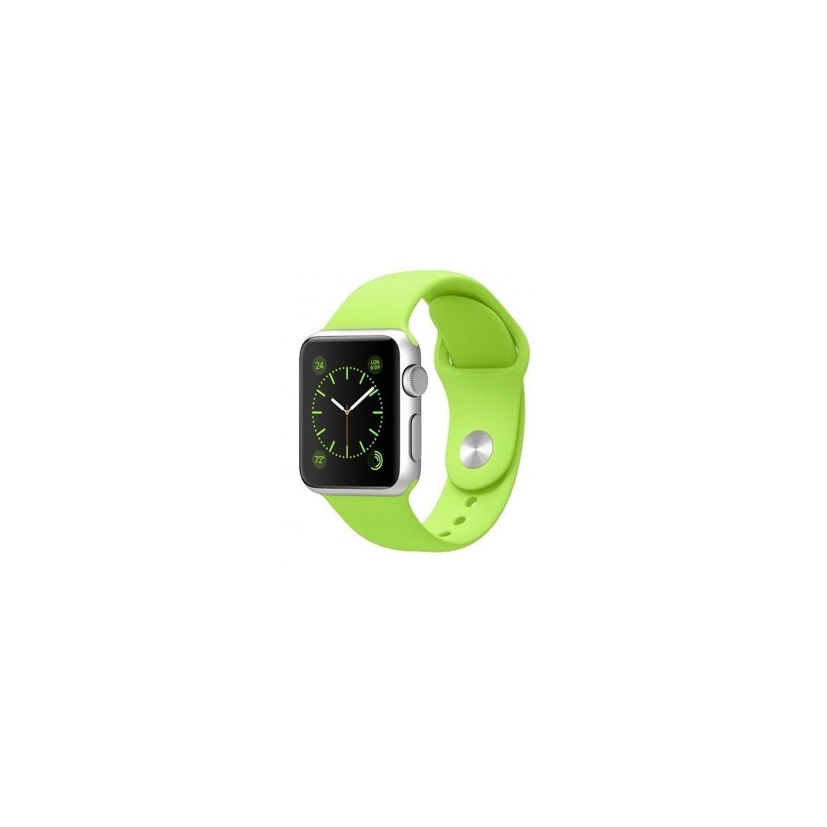 Silikon Klokkearmbånd kompatibelt med Apple Watch, 42/44mm, Limegrønn