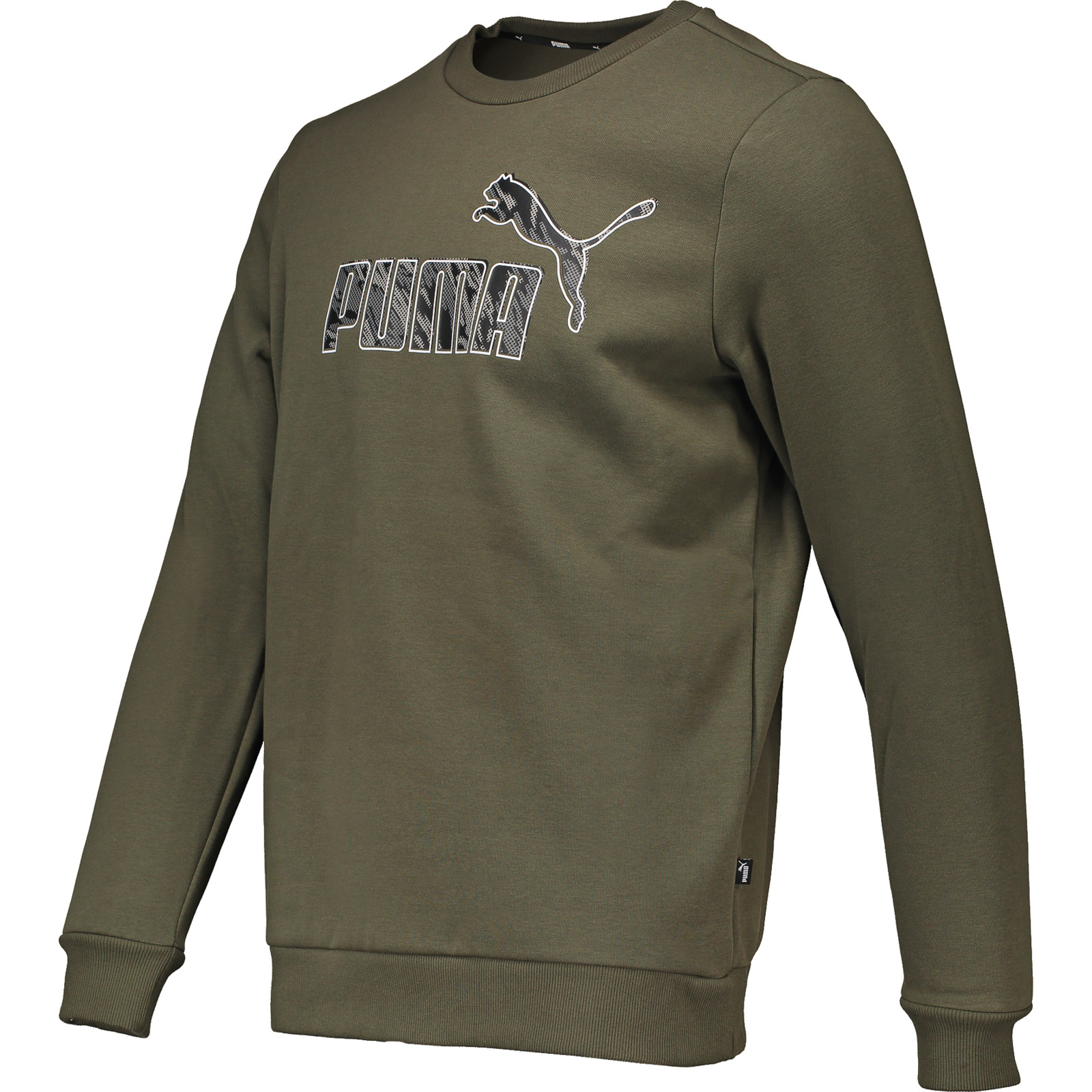 Puma Herren-Sweatshirt Graphic Crew M, olive