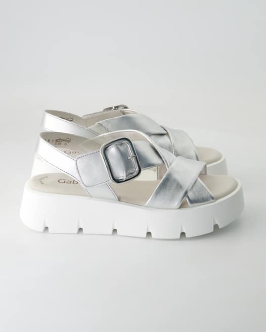 Gabor 64.752.61 Sandalen in Silber