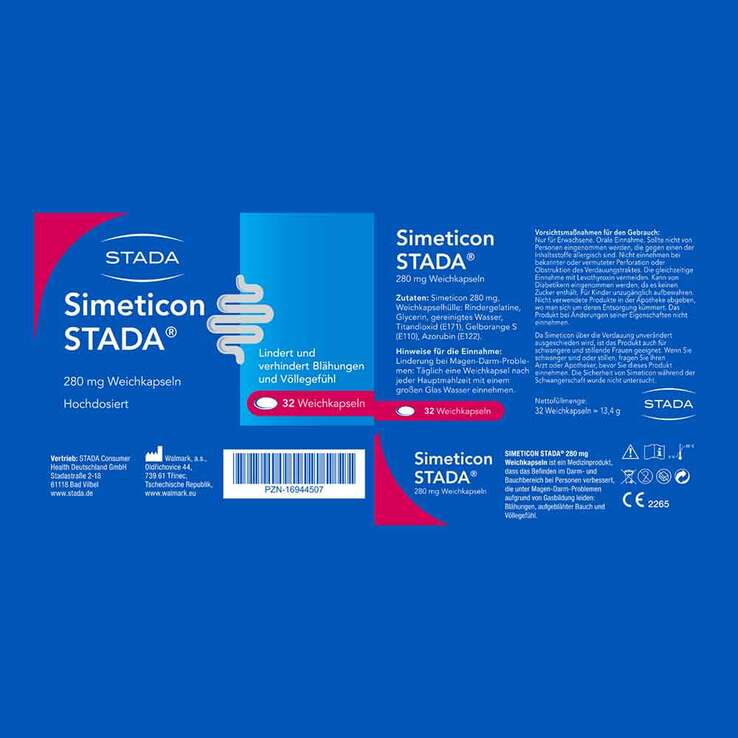 Simeticon STADA® 280 mg Weichkapseln, 32 St