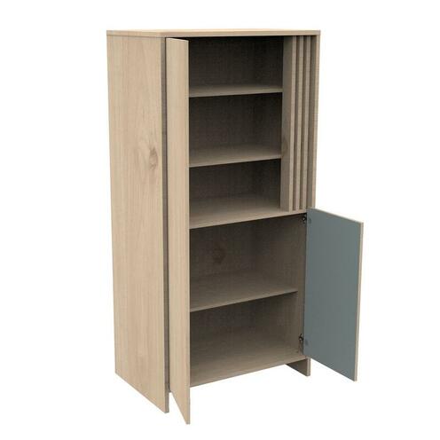 Armoire 2 Portes 1 Niche TOKYO Sauge - SAUTHON